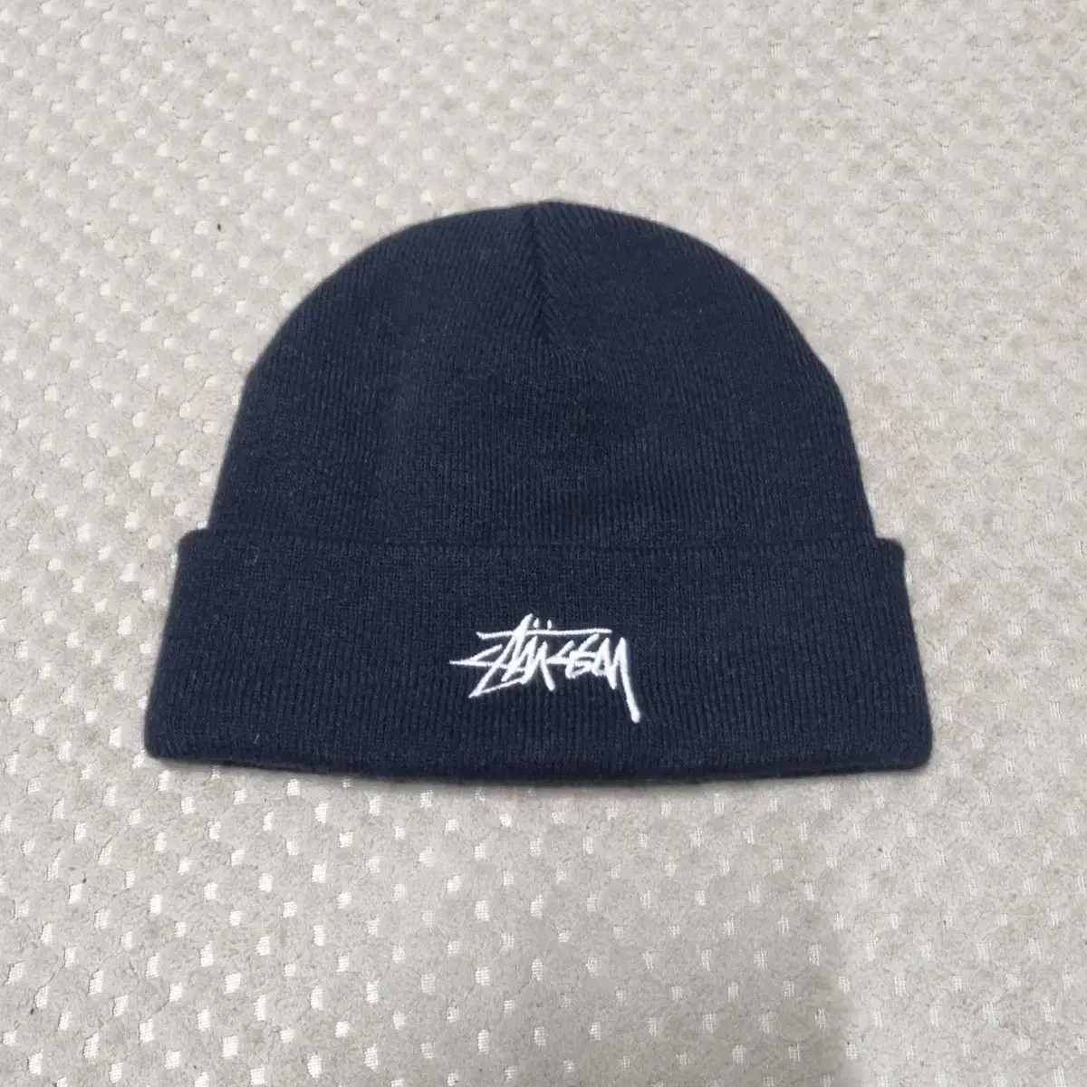 Stussy Big S Jacquard Skullcap Black Authentic | Bunjang Global