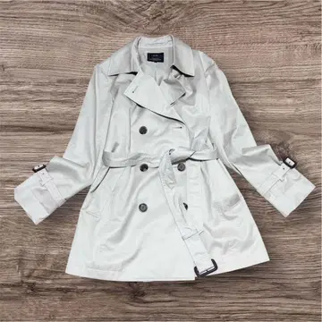 23구 트렌치코트 숏 벨트 베이지 38