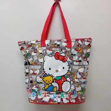 259 헬로키티 비닐 토트백 산리오 키티 수영장 레트로