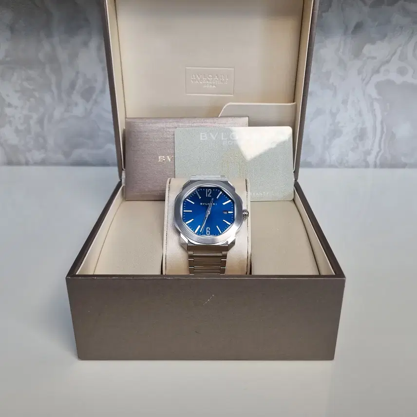 불가리 옥토 로마 청판 41mm 21년 국내백화점 사진 7