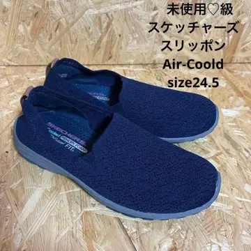 새상품급 SKECHERS A ir-Cooled FIT 네이비 슬립온