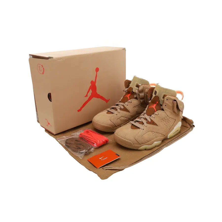 [270] Air Jordan 6 x Travis Scott Retro SP 英伦卡其色