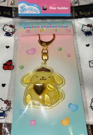 폼폼푸딩 푹신푹신 키링 산리오