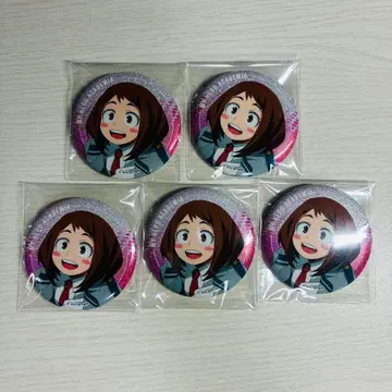 히로아카 우라라카 오챠코 글리터 캔뱃지 에이스카이 5개