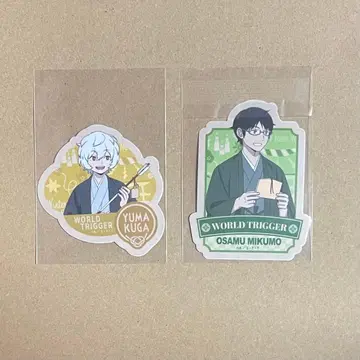 월드 트리거 와토리 미카도의 사계절 스티커 쿠가 유마 미쿠모 오사무