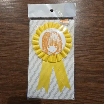 로제트 캔뱃지 나루세 에이미 (노랑) 덴파구미.inc x 아이 마돈나
