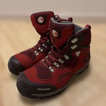 CARAVAN 캐러밴 등산화 레드 방수