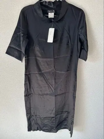 아그네스 베 실크 90% 반팔 원피스 agnes b 사이즈 40