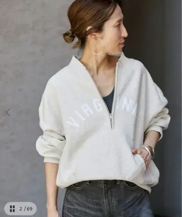 챔피온 별주 REVERSE WEAVE 11.5OZ 로고 하프 지퍼