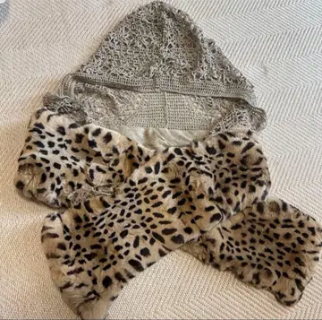 에바고스 ebagos 스톨 참깨 토끼 퍼