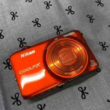 니콘 쿨픽스 coolpix s6500 오렌지 디카 | 브랜드 중고거래 플랫폼