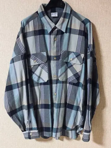 BIG MAC 체크 무늬 플란넬 셔츠