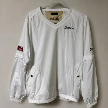 Srixon 2way V넥 자켓 화이트 L 사이즈