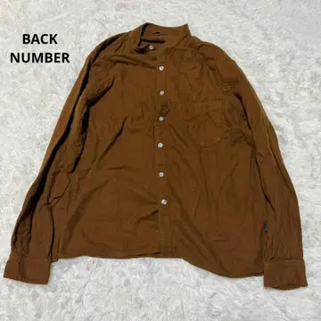 BACK NUMBER 긴팔 셔츠 브라운 M 캐주얼