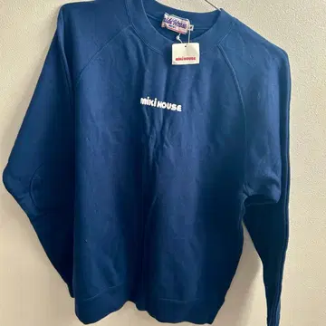 미착용 새상품 미키 하우스 맨투맨 M 백 로고