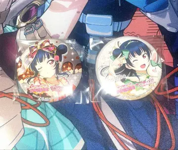 러브 라이브 츠시마 요시코 캔뱃지 스쿠페스