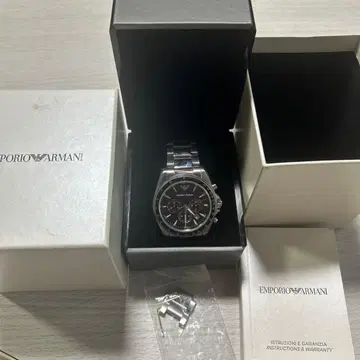 EMPORIO ARMANI 손목시계 실버