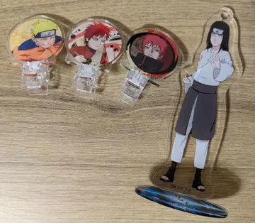 NARUTO 히나타 네지 나루토 가아라 사소리 변신 클립 아크릴 스탠드