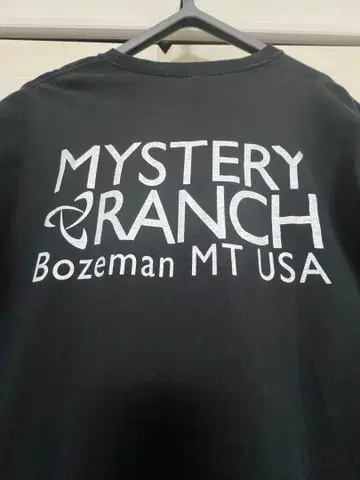 MYSTERY RANCH 블랙 긴팔 롱티
