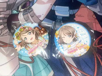 러브 라이브 와타나베 요우 캔뱃지 발렌타인 스쿠페스