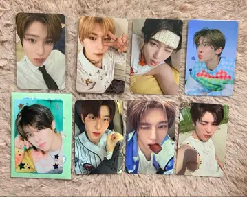 NCT WISH 시온 포토 카드 트레이딩 카드 8장 세트