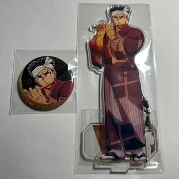 귀멸의 칼날 히메지마 교메이 아와오도리 아크릴 스탠드 캔뱃지 세트