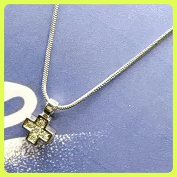컨디션 최상 스와로브스키 SWAROVSKI 십자가 목걸이 크로스