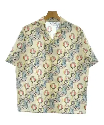 메종 키츠네 캐주얼 셔츠 남성용