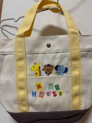 미키하우스 자수 토트백
