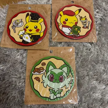 포켓몬 카페 코스터 3종