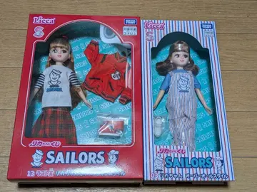 리카짱 제일복권 세일러즈 라스트 원 빨간색 바시티 자켓 스타일 오버롤