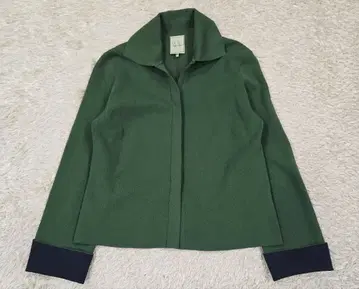 새상품급 Sybilla 시빌라 니트 자켓 숨김 버튼 그린 M 사이즈