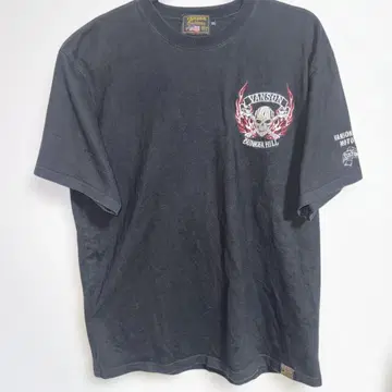 새상품급 VANSON T 셔츠 자수