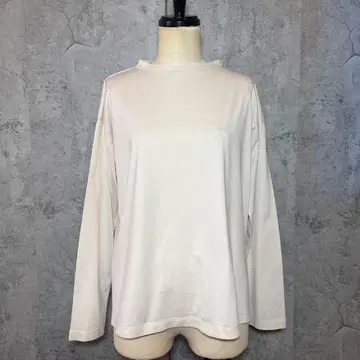 handvaerk 60/2 보틀넥 긴팔 T셔츠