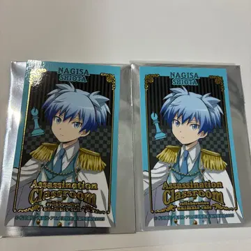 암살교실 애니카페 금박 카드 시오타 나기사