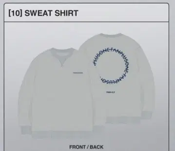 미사용 새상품 G-DRAGON 지용 팬 미팅 굿즈 맨투맨