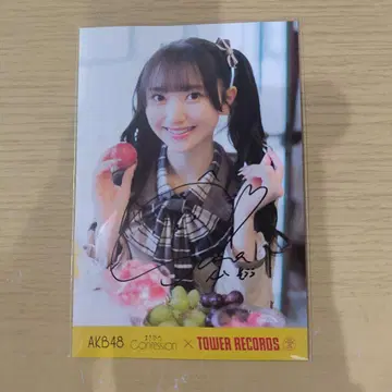 야마자키 소라 마침내 Confession 타워 레코드 친필 사인 엽서