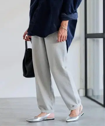 25ss 프레임워크 후드 텍스타일 스웨트 팬츠 블루 현행