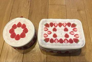 2개 세트 멜리 초콜릿 딸기 케이크 파우치 이온 한정판 [ 파우치만 ]