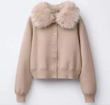 [ 완판템 ] ZARA 퍼 가디건