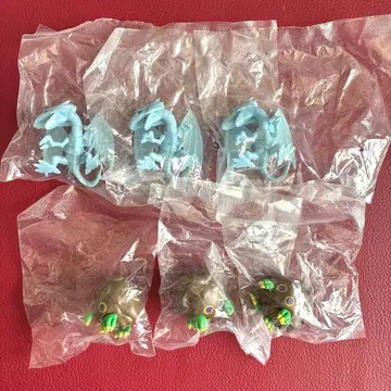 유희왕 피규어 컬렉션 01 푸른 눈의 백룡 크리보 5개 세트 식완