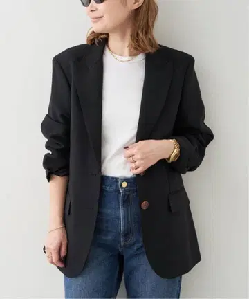 [한번 착용] Deuxieme classe VIVIAN BLACK 자켓