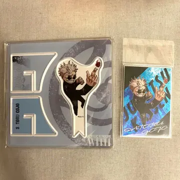 주술회전 아크릴X 피규어 with 아크릴 카드 고죠 사토루