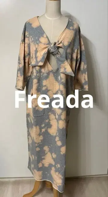 택 포함 새상품 Freada 블리치 쭈리 리본 원피스 정가 13750엔