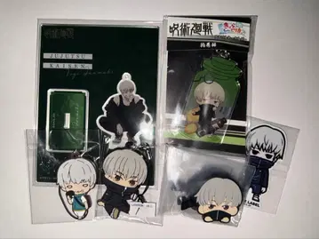 주술회전 이누마키 토게 아크릴 스탠드 키링 씰 앞머리 클립 묶음 판매