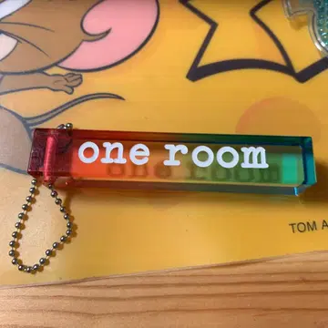 back number one room 한정판 럭키 드로우 아크릴 키링