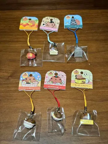 카피바라 씨 지역 한정 스트랩 규슈 6개 세트