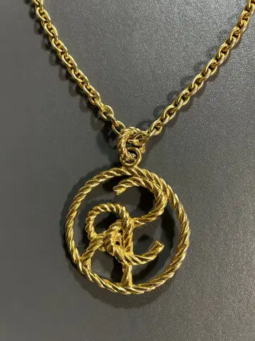 소니아 리키엘 SONIA RIKIEL 빈티지 목걸이 골드 컬러