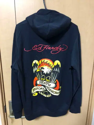 Ed Hardy 에드하디 후드티 LL 네이비 이글 프린트