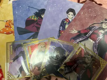 귀멸의 칼날 애니플렉스 온라인 복권 모음 클리어 색지 클리어 파일